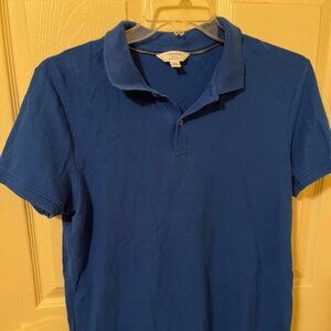 Calvin Klein Men's Blue Polo Shirt.  Size Large.